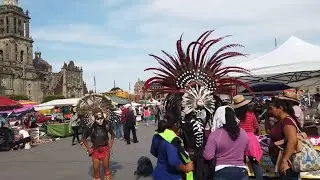Zocalo, Mexico City, CDMX | Walking Tour (4K)