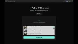 AVIF to JPG Converter