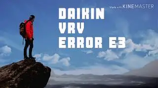 VRV error code E3 repair (English)