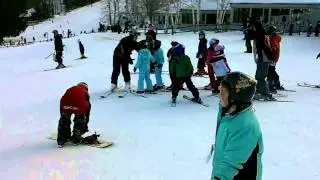 Maggie Skiing