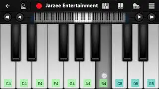 Tujhe Dekha To Yeh Jana Sanam Mobile Piano Tutorial | Jarzee Entertainment