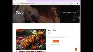 Restaurant Website in WordPress