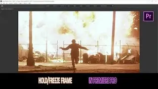 How to HOLD/FREEZE frame in Premiere Pro CC 2019 (Greek)