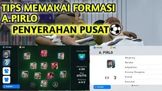 CARA / TIPS MEMAKAI PELATIH A.PIRLO ||| PELATIH YANG MENGGUNAKAN MENYERANG PUSAT • PES 2021 MOBILE