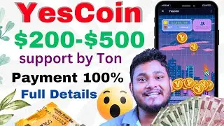 Yescoin Mining Project | Support By Ton Blockchain |Telegram Bot Mining | Best Mining Project
