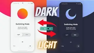 Create a Dark mode and Light mode switch using HTML CSS