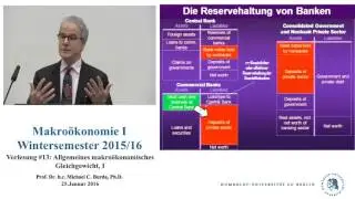 Makroökonomie 1 - Vorlesung 13 (Prof. Michael C. Burda)