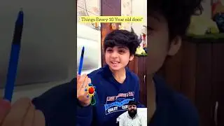 Things every 10 year old does😂❤️ | Raj Grover | #shorts