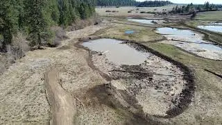 24-03-19 #03 No Fence Wetlands Drone Flight from Swetik Pond Back to Ponds Along Schwartz Ck.