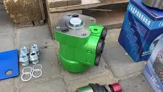 Как переделать рулевое ЮМЗ-6 на насос дозатор с двухсторонним гидроцилиндром нового образца.