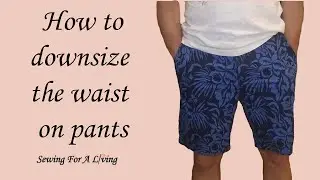 How to downsize the waist on pants
