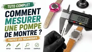 COMMENT MESURER POMPE DE MONTRE ? (pompe de fixation, springbar, barre, goupille)