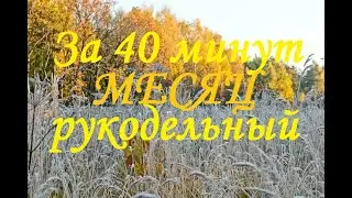 Рукодельный месяц за 40 минут /Вышивка/Болталка