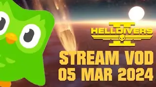Duolingo bird annoyed me so I'll do a lesson, then we spread our Liber Tea - Twitch VOD 5 March 2024
