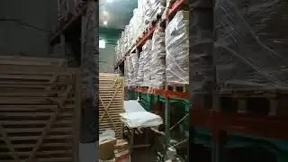 Склад готовой продукции (гибкий кирпич, фасадная доска), завод СОМ