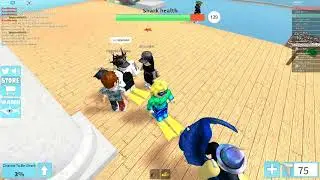 roblox shark bite gameplay willbillpill