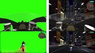 Bike Racing Green Screen Video Footage Full