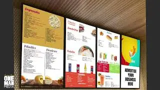 Pikalo Digital Menu Board Animation