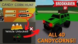 🍬ALL EXTREME MODE(40) CANDYCORN LOCATIONS!! Brookhaven🏡 RP (Roblox)