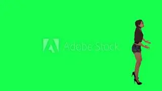 Female soccer player throwing ball forward from left angle on green screen