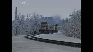 [Railworks] Движение на перегоне Цветково - Шевченко.
