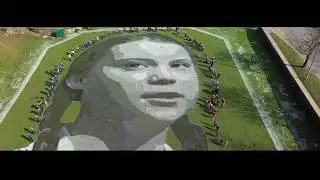 International Women's Day 2020 Greta Thunberg Land Art