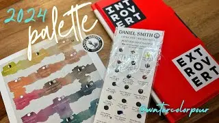 What's In My Watercolor Palette For 2024? Daniel Smith Dot Card Colors!