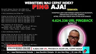 Cara cepat Index, Ping Aja | GSA Search Engine Ranker | Wordpress | Blogspot