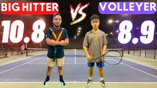 8.9 UTR Junior challenges USTA 5.0 Adult!