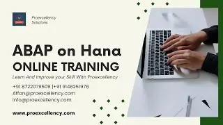 ABAP on Hana Online training Learn and improve yourself with proexcellency