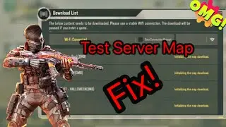 Codm Test server issues FIX | Map downloading fix, How to download maps in codm test server