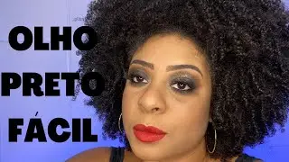 MAQUIAGEM OLHO PRETO COM GLITTER - RAILA GOMES