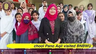 Noble Model School Pano Aqil visited BNBWU Sukkur