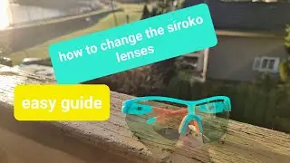 how to replace a siroko lens