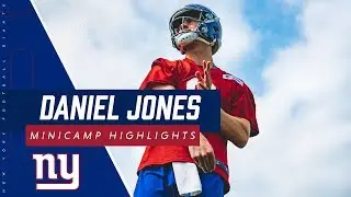 Giants quarterback Daniel Jones rookie minicamp highlights
