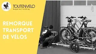 Remorque pour transport de vélos