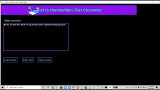 Text to Handwriting Converter Python Project - IEEE Python Projects 2021 2022