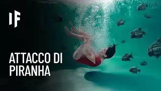E se cadessi in una piscina piena di piranha?