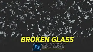 Broken Glass Effect Adobe Photoshop | Beginner Tutorial