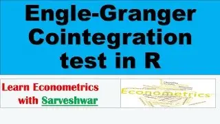 Cointegration test using Engle Granger Methodology in R Studio