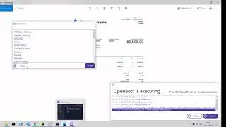RPA Invoice Process using OpenBots and Robocorp Tools with Google Cloud  Vision API
