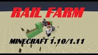 RAIL FARM 100&% WORKS! - MineCraft 1.11