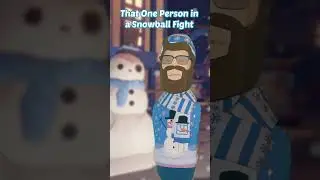 That One Person in a Snowball Fight... #RecRoom