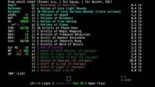 Dying a lot in Angband