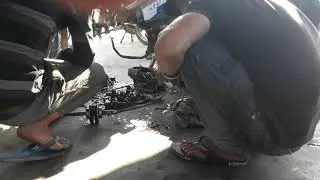 Cách rã lốc máy xe honda