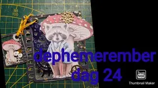#dephemerember 2024 December 24 photo frame @steampunk butterfly