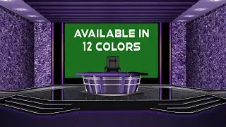 Islamic Virtual Studio with Desk, Green Screen Studio, Background video الاستوديو الافتراضي الإسلامي