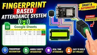 Fingerprint Based Attendance System with Google Sheets || Best Science Project || IOT Projects