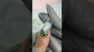 Leopard print #nailart #naildesign #print #leopard #french #shortvideo #shorts #short