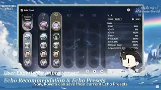 Genshin Could Never! 😭 Echo Preset aka Artifact Loadout! | Wuthering Waves